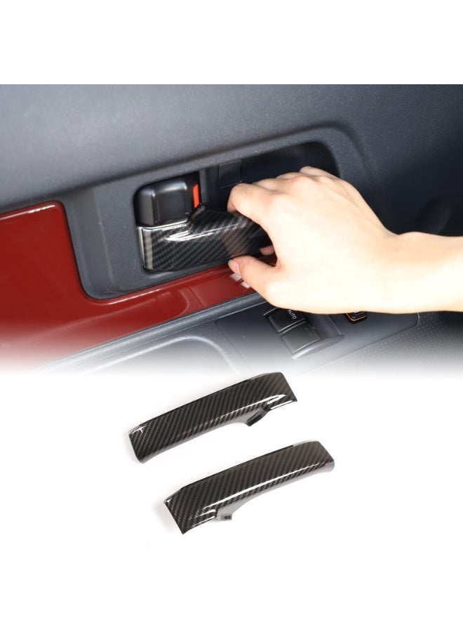 Door Handle Protective Trim Cover Compatible with Toyot@ FJ Cruiser 2007-2021 2Pcs Car Inner Door Handles Cover Interior Door Handles Protector Trim Decorate Covers ABS Interior Accessories - Image 1